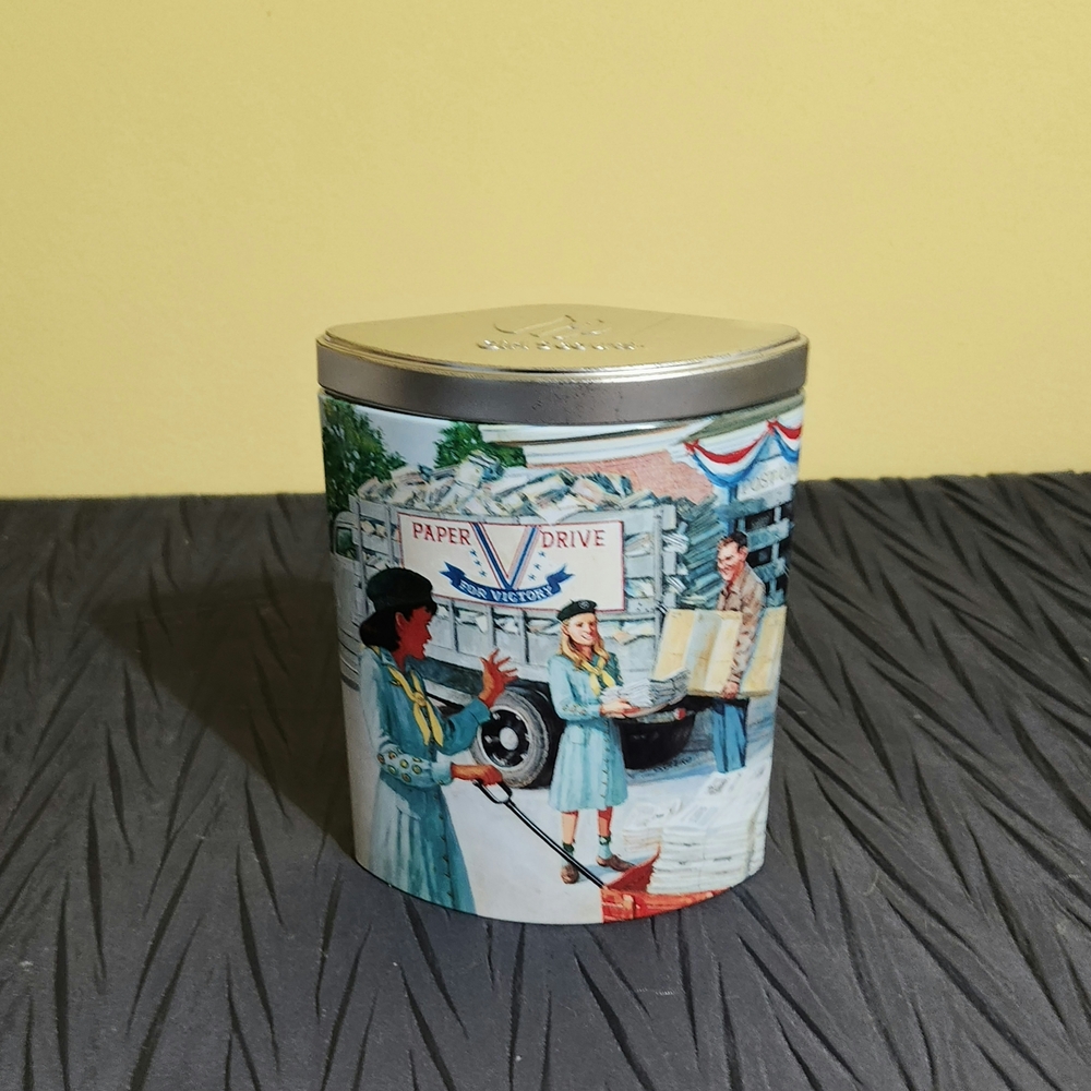 Charming Multicolor Decorative Tin with Lid